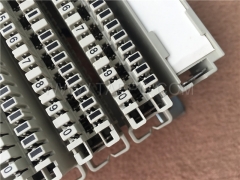 50 paires de bornes de câblage Krone LSA + avec clip d'étiquette