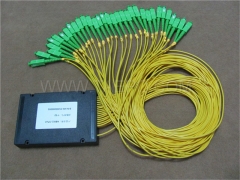 PLC boîtier en plastique G652D 1x32 fibre optique splitter