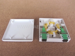Boîte de montage en surface à fibre optique à 2 ports