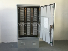 Extérieur double face 2400 paires SMC Telecom Street Cross Connection Cabinet