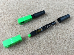 Connecteur rapide à fibre optique de champ SC APC