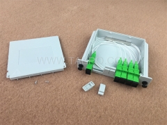 Tableau de cassette 1x4 SC APC Fiber Optic PLC Splitter