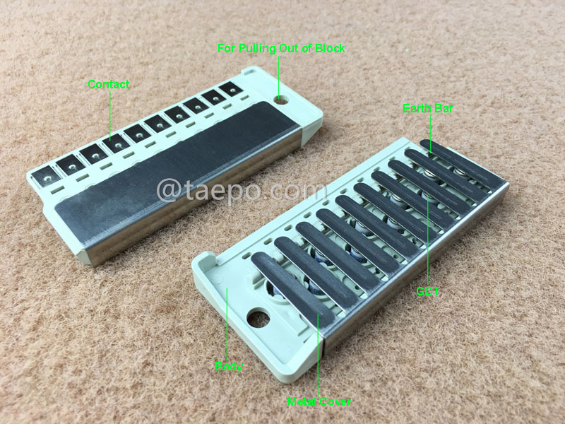 Images illustratives pour magazine de protection contre les surtensions pour 5 paires