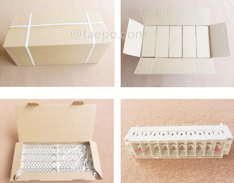 Images illustratives pour magazine de protection contre les surtensions de 10 paires et 3 pôles pour module LSA haute bande