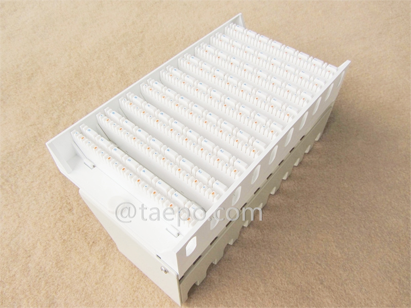 Bloc terminal diviseur à 72 ports