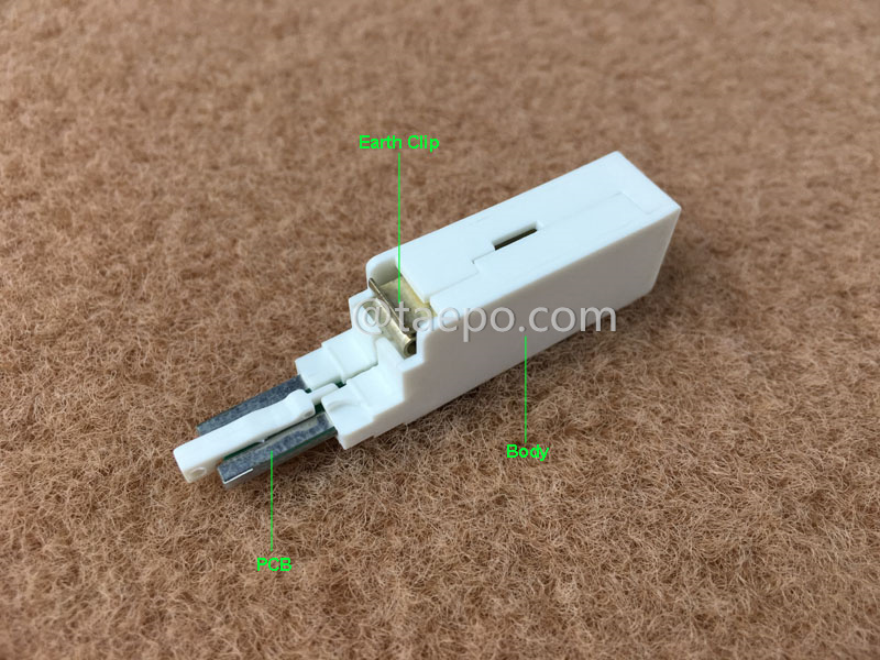 Images illustratives du protecteur MDF de 1 paire pour module LSA