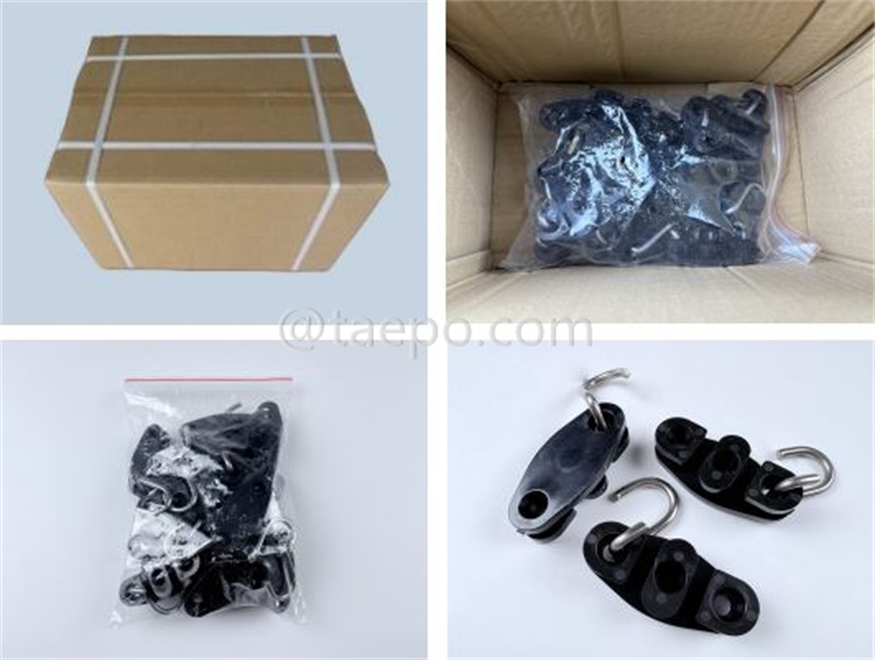 Photos d’emballage du crochet de support