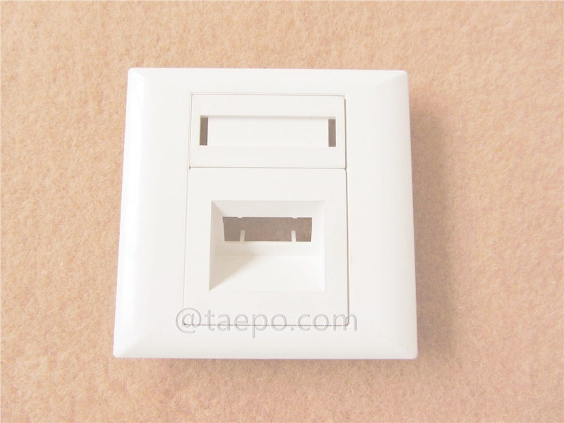 Plaque frontale en fibre optique, duplex, SC, 86x86mm