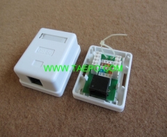 Boîte de surface UTP CAT5E à 1 port