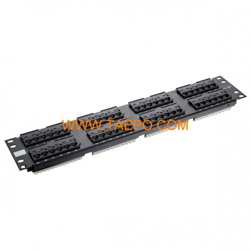 48 ports panneau de raccordement CAT5E RJ45