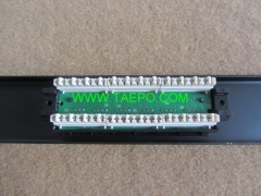 12 ports panneau de raccordement CAT5E RJ45