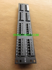 48 ports panneau de raccordement CAT5E RJ45