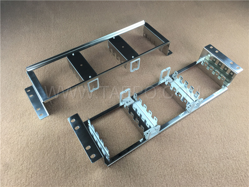 Cadre de montage en rack LSA 10 paires, 15 voies, acier inoxydable