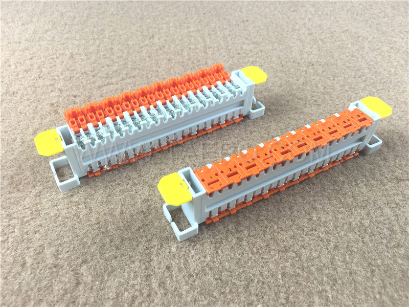Bloc de raccordement croisé QCS 10 paires, rempli de gel