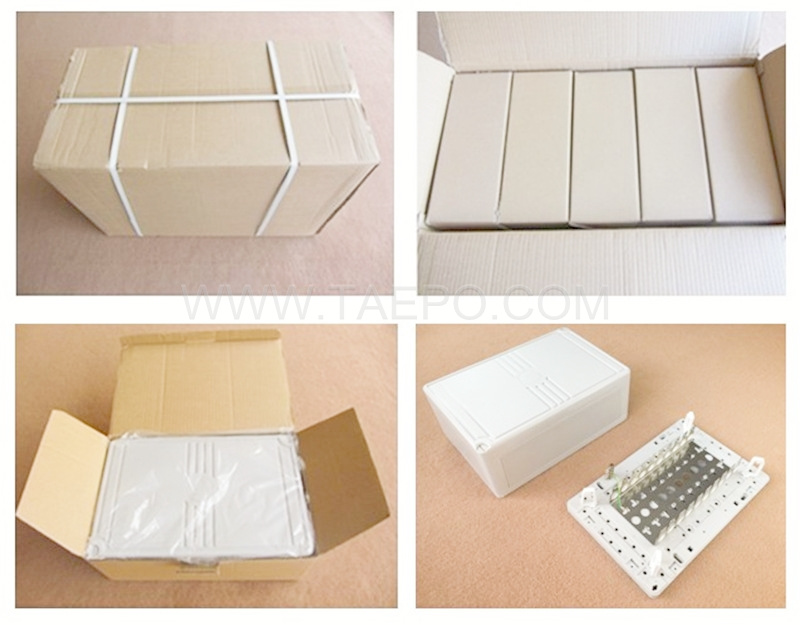 Images d'emballage pour boîte de distribution intérieure pour 100 paires pour module LSA