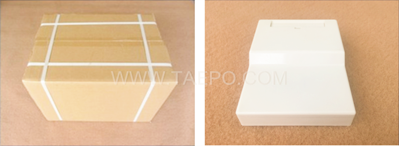 Images d'emballage de la boîte de terminaison de fibre (FTB), intérieur, SC, 2 fibres, boîtier en plastique