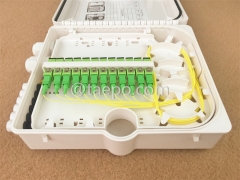 Outdoor 12 fibres FTTH SC FDB FIBER OPTIC DISTRIBUTION