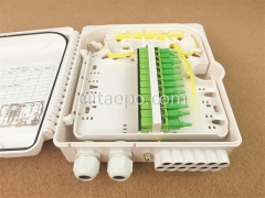 Outdoor 12 fibres FTTH SC FDB FIBER OPTIC DISTRIBUTION