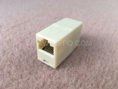 Coupleur en ligne RJ45 à RJ45 UTP 8P8C CAT5E à 180 degrés