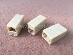 Coupleur en ligne RJ45 à RJ45 UTP 8P8C CAT5E à 180 degrés