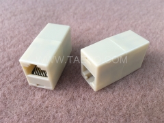 Coupleur en ligne RJ45 à RJ45 UTP 8P8C CAT5E à 180 degrés