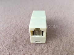 Coupleur en ligne RJ45 à RJ45 UTP 8P8C CAT5E à 180 degrés