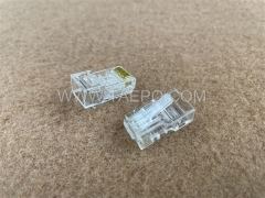 Prise modulaire CAT6A RJ45 8P8C UTP pour connecter des équipements de télécommunications