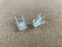 Prise modulaire CAT6A RJ45 8P8C UTP pour connecter des équipements de télécommunications