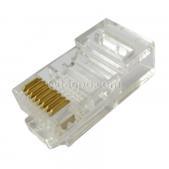 Prise modulaire CAT6A RJ45 8P8C UTP pour connecter des équipements de télécommunications