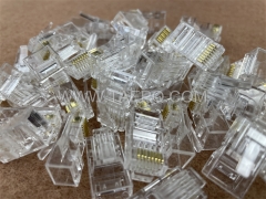 Prise modulaire CAT6A RJ45 8P8C UTP pour connecter des équipements de télécommunications