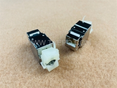 Prise Keystone blindée STP CAT5E RJ45 8P8C AP à 180 degrés