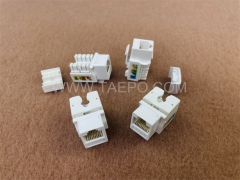 Prise Keystone RJ45 UTP 90 degrés non blindée CAT 6 à bon prix