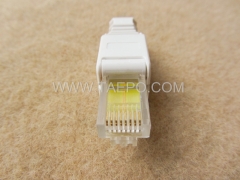 Connecteurs modulaires CAT5E RJ45 8P8C UTP sans outil