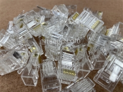 Connecteurs modulaires réseau CAT6 RJ45 8P8C UTP