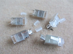 Prise modulaire blindée CAT7 RJ45 8P8C STP