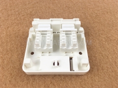 Boîtier de montage en surface CAT5E RJ45 8P8C UTP 2 port compatible avec la prise keystone