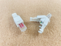 Connecteur modulaire réseau CAT6 RJ45 8P8C UTP sans outil