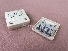 Boîte de connexion de fil téléphonique 2 ports CAT3 2P2C RJ11 remplie de gelée