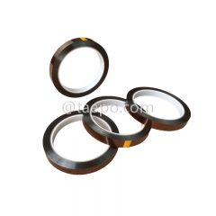 0.08mm thickness 5mm to 30mm width 33mts length kapton high temperature polyimide tape