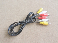 Câble RCA avec connecteur 3 RCA mâle vers connecteur 3 RCA mâle