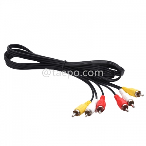 Câble RCA avec connecteur 3 RCA mâle vers connecteur 3 RCA mâle