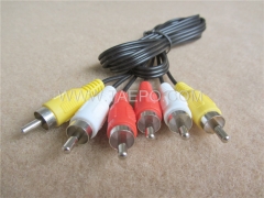 Câble RCA avec connecteur 3 RCA mâle vers connecteur 3 RCA mâle