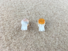 Connecteur d'épissure UY2, 2 fils, conducteur de 0,4 à 0,9 mm, isolation maximale 2,08 mm, double broche, rempli de gel