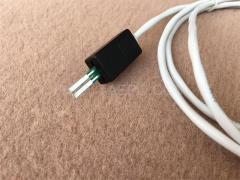 Cordon de connexion NT 2 pôles, fiche de test vers pince crocodile, 1,5 m