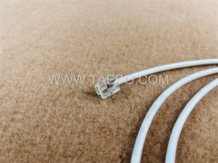 Cordons de test SM 2 pôles, avec fiche de test vers prise modulaire 6P2C pour bloc de déconnexion MDF 71 #TP-1401-100, 1,5 m