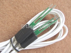 Cordon de connexion SM 4 pôles, avec fiche de test à fiche de test pour bloc de déconnexion MDF 71 #TP-1401-100, 1,5 m