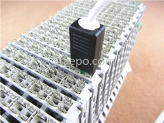 Cordon de connexion SM 4 pôles, avec fiche de test à fiche de test pour bloc de déconnexion MDF 71 #TP-1401-100, 1,5 m