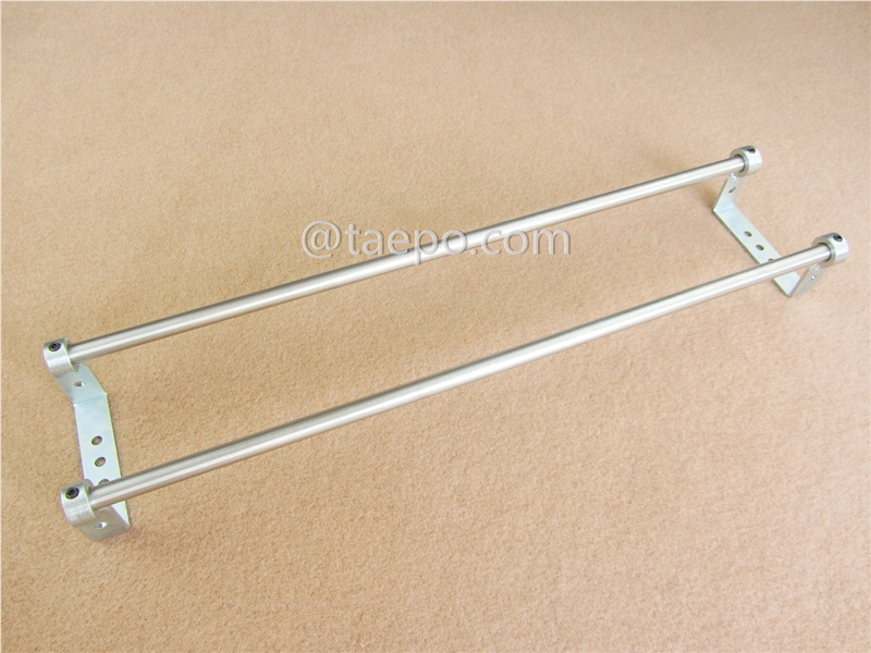 Cadre profilé LSA pour 10 paires, dimensions 485x117x61 mm