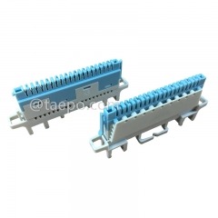 Module de connexion à profil super compact 10 paires avec guide-fil