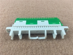 Module de connexion à profil super compact 10 paires avec guide-fil